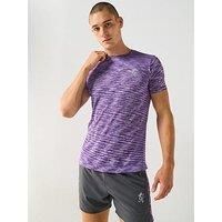 Gym King Men'S Energy Space Dye Tee - Purple