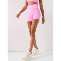 Gym King Womens Scrunch Short Pink 10