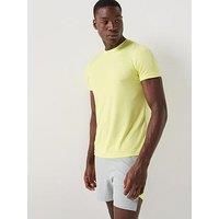 Gym King Mens Geometric Knit Tee - Lime