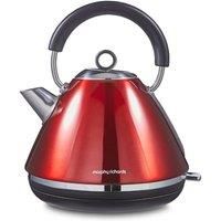 Morphy Richards Accents 1.5L Pyramid Kettle Metallic Red 102048