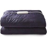 Morphy Richards Teddy Fleece & Flannel Fleece Throw 200Cm X 180Cm Blue