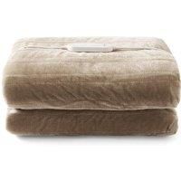 Morphy Richards EverCosy Large Fleece Electric Heated Throw Mocha 610006