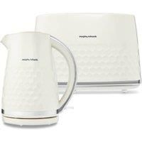 Morphy Richards  1.5L Kettle & 2 Slice Toaster Breakfast set Hive Cream
