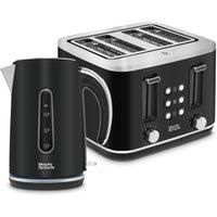 Morphy Richards Motive Kettle and Toaster Set (Black)