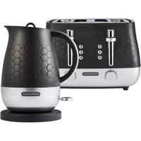 Morphy Richards Cassini Outer Space Kettle & Toaster Set in Black | Size: 1500ml