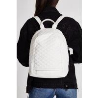Liquorish White Zip Around Backpack