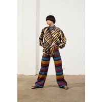 House of Holland Women's Pleated Wide Leg Trouser | Size: 8
