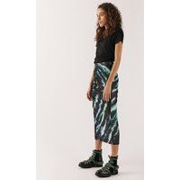 Mint Tie Dye Midi Skirt