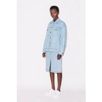 House of Holland Monogram Denim Skirt