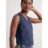 Seasalt Cornwall Erica Waistcoat - Navy