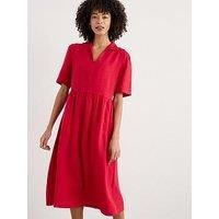 Seasalt Cornwall Fen Violet Dress - Red