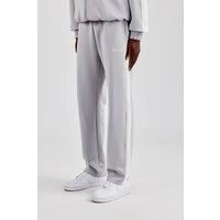 Contrast Panel Track Pant - Grey