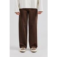 Mens Baggy Fit Pocket Detailed Denim Jean - Dark Chocolate