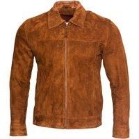Retro Goat Suede Leather Biker Jacket