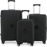 Hard Shell Cabin Suitcase Set 8 Wheel Luggage Case Strong Travel TSA Bag