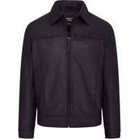 Retro Classic Leather Harrington Biker Jacket - Drammen