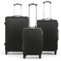 Hard Shell ABS 4 Wheels Luggage Travel Trolley Cabin Suitcase Set