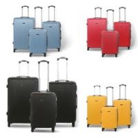 Hard Shell ABS 4 Wheels Luggage Travel Trolley Cabin Suitcase Set