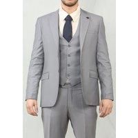 Men's Grey 3 Piece Formal Tailor Fit Prom Suit Workwear Business Prom