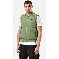 Weekend Offender Saharun Lightweight Padded Gilet - Green