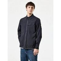 Weekend Offender Southbank Lightweight Technical Overshirt - Navy