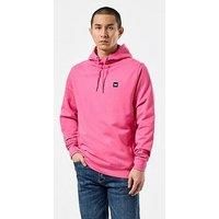 Weekend Offender Ribbed Basic Badge Hoodie - Pink