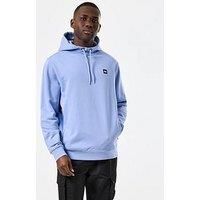 Weekend Offender Ribbed Basic Badge Hoodie - Blue