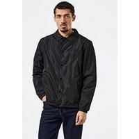 Weekend Offender Pasco Embroidered Coach Jacket - Black