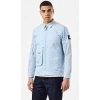 Weekend Offender Vinnie Classic Nylon Overshirt - Blue