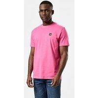 Weekend Offender Garcia Classic Shoulder Overlay Tee - Pink