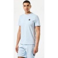 Weekend Offender Garcia Classic Shoulder Overlay Tee - Blue