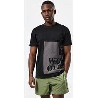 Weekend Offender Ryan Wrap Around Logo Tee - Black