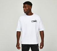 Lorenzo World Sticker T-Shirt - White - Size L