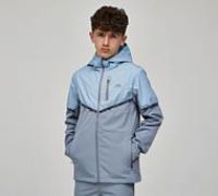 Trailberg Junior Vertigo Tape Windbreaker - Grey - Size L/B