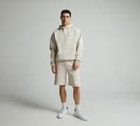 Lorenzo Camo Cloud Hoodie - Beige - Size S