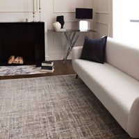 FurnitureboxUK Iona Textured Beige Abstract Rug | Size: 160cm x 230cm