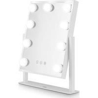 CARMEN Reflect Series Hollywood 9 Bulb Vanity Mirror - White, White