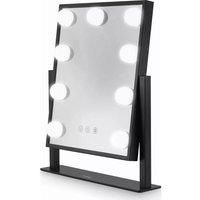CARMEN Reflect Series Hollywood 9 Bulb Vanity Mirror - Black, Black