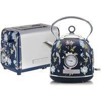 Laura Ashley Kath Kidston 4-Slice Toaster And Kettle Twin Pack - Cream With Bees