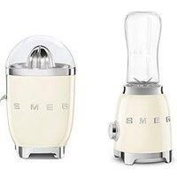 Smeg Smeg Juicer & Blender Breakfast Bundle- Cream