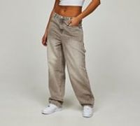 Faded Store Womens Carpenter Jean - Grey - Size 10