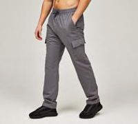 Closure London Ripstop Open Hem Cargo Pant - Grey - Size M