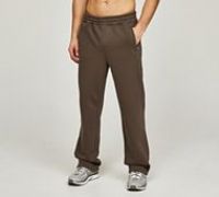 Faded Store Open Hem Jogger - Brown - Size XL