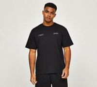 Closure London Relaxed Stacked Varsity T-Shirt - Black - Size XL