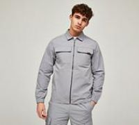 Closure London Woven Ripstop Cargo Overshirt - Grey - Size XS