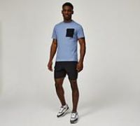 Closure London Nylon Pocket T-Shirt and Short Set - Blue - Size S