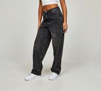 Faded Store Womens Carpenter Jean - Black - Size 16