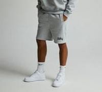 Faded Store Liquid Puff Fleece Short - Grey - Size 2XL