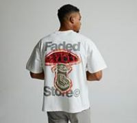 Faded Store Fungi T-Shirt - White - Size 2XL