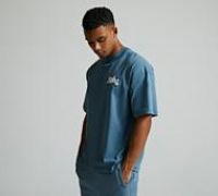 Faded Store Liquid Puff T-Shirt - Blue - Size S